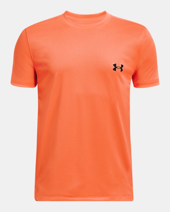 Boys' UA Tech™ Vent Short Sleeve, Orange, pdpMainDesktop image number 0